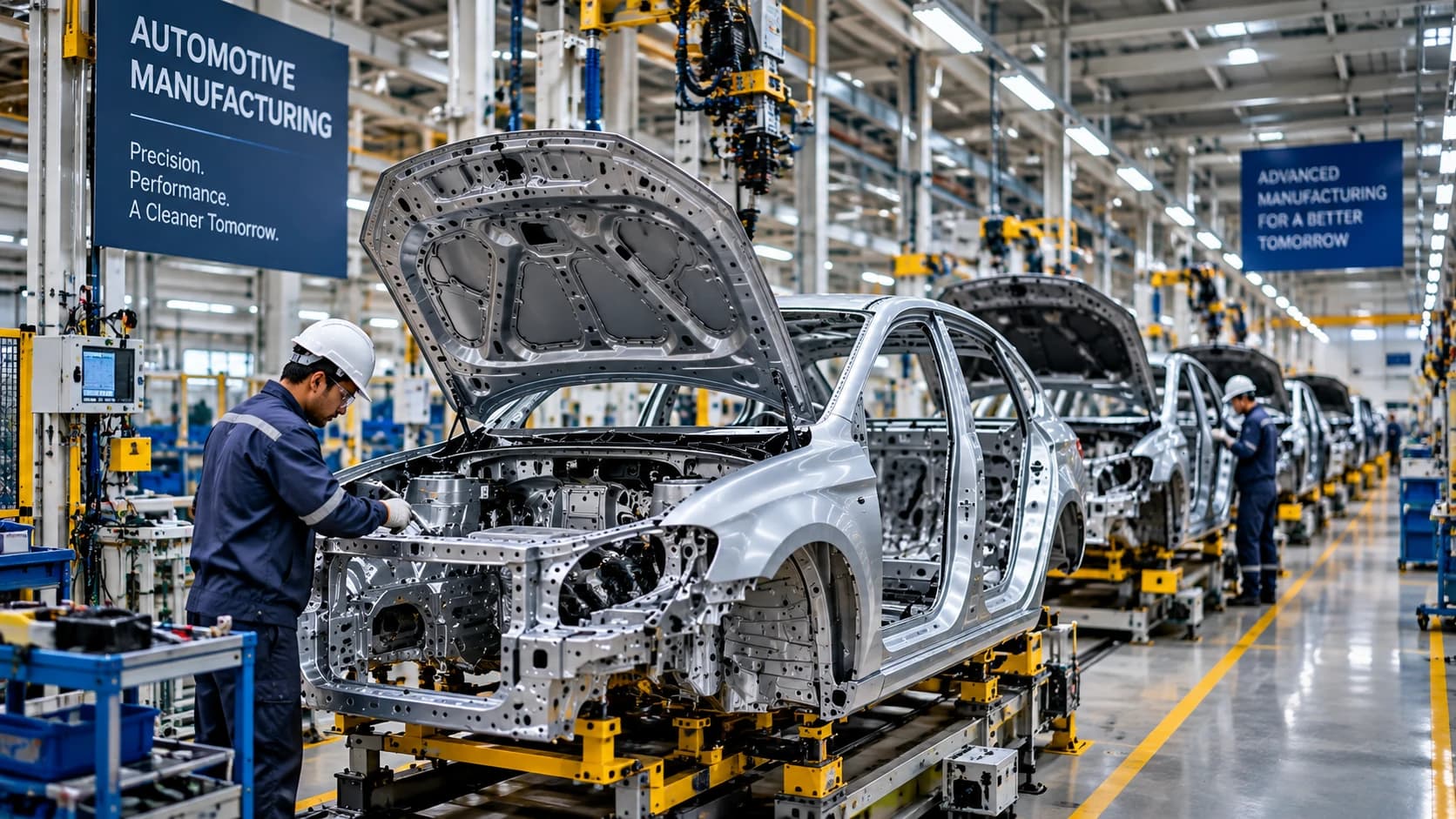 Automotive manufacturing plant electrical systems and equipment