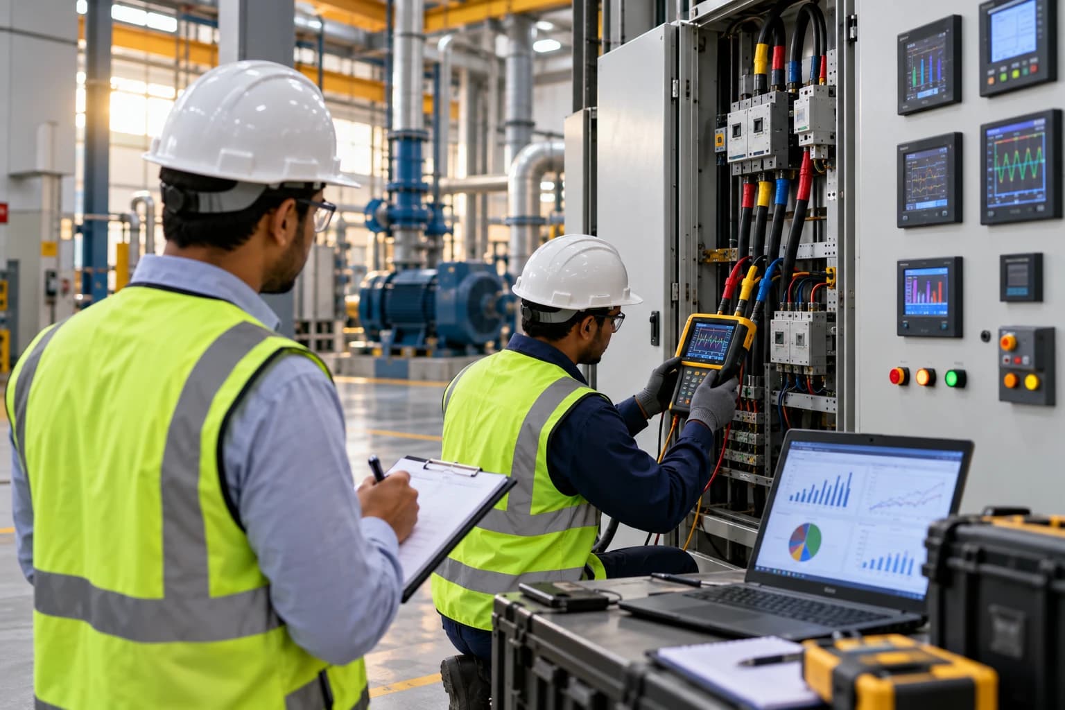 Industrial energy audit for identifying energy saving opportunities