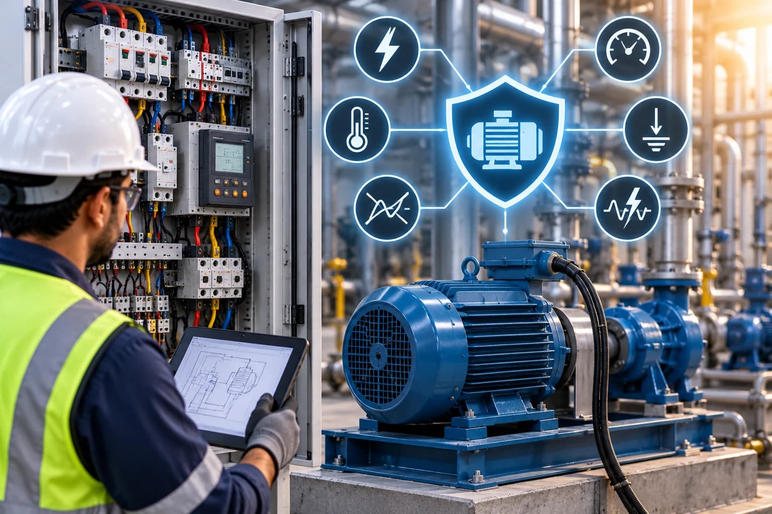 Industrial motor protection and electrical monitoring solution